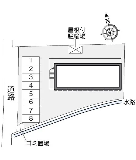 ★手数料０円★名古屋市天白区天白町平針　月極駐車場（LP）